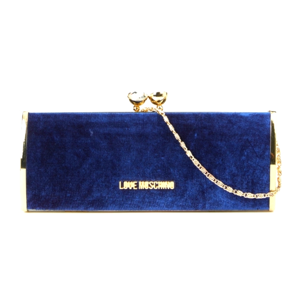 Love ❤️ Moschino Velvet Clutch